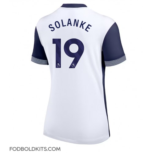 Tottenham Hotspur Dominic Solanke #19 Hjemmebanetrøje Dame 2024-25 Kortærmet